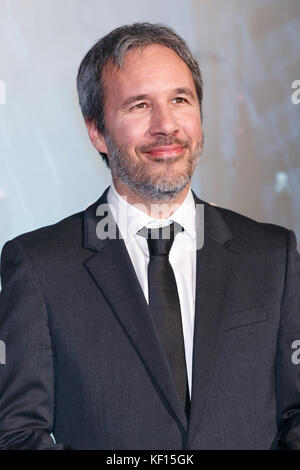 Tokio, Japan. Oktober 2017. Regisseur Denis Villeneuve nimmt am 24. Oktober 2017 an einer Japan-Premiere für den Film Blade Runner 2049 in Tokio Teil. Villeneuve begrüßte zusammen mit dem Schauspieler Harrison Ford und den Schauspielerinnen Ana de Armas und Sylvia Hoeks die Fans bei der Veranstaltung. Der Film Japanische Theater am 27. Oktober. Quelle: Rodrigo Reyes Marin/AFLO/Alamy Live News Stockfoto