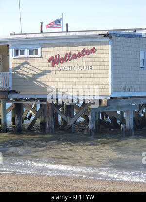 Wollaston Yacht Club in Quincy, Massachusetts Stockfoto