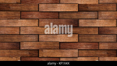 Nahtlose alte Eiche Holz rustikale plank Verkleidungen wand Textur modernes Design Muster Hintergrund Stockfoto