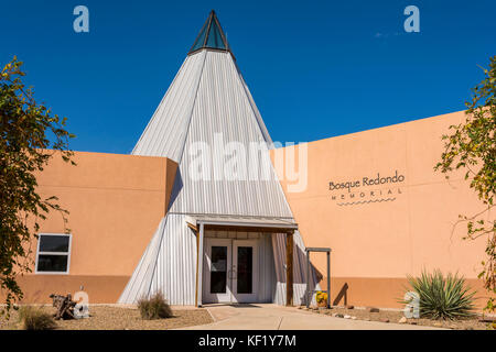 Bosque Redondo Memorial Museum in Fort Sumner Historic Site New Mexico, USA. Stockfoto