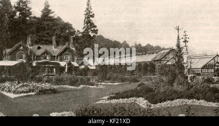 1932 Der Chefgärtner Haus in Sandringham, der britischen Royal Residence in Norfolk Stockfoto