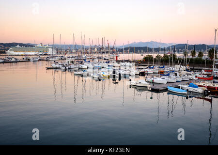 Hafen von La Spezia, Ligurien, Italien Stockfoto