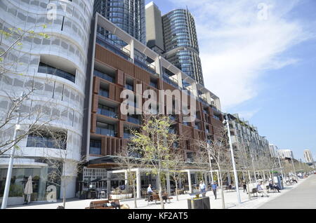 Gebäude am neuen Barangaroo Entwicklung in Darling Harbour, Sydney Stockfoto