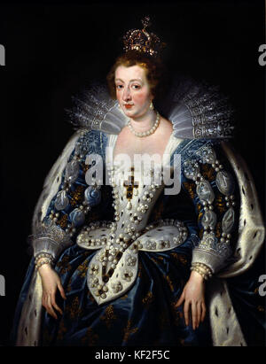 Anne d'Autriche Épouse de Louis XIII Roi de France - Anna von Österreich Frau von König Ludwig XIII. von Frankreich 1622-1625 Peter Paul Rubens (1577-1640) Maler in der flämischen Barockmalerei Tradition. Antwerpen, Antwerpen, Belgien, Stockfoto