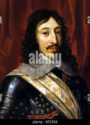 Porträt von Louis XIII Roi de France (Louis XIII 1601 - 1643 war ein Monarch des Hauses von Bourbon, König von Frankreich von 1610 bis 1643, (als Ludwig II.) von 1610 bis 1620 regiert, wenn die Krone von Navarra mit der französischen Krone verschmolzen wurde. ) Peter Paul Rubens (1577-1640) Maler in der flämischen Barockmalerei Tradition. Antwerpen, Antwerpen, Belgien, Stockfoto