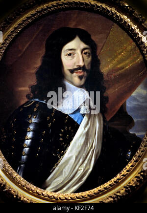 Porträt von Louis XIII Roi de France (Louis XIII 1601 - 1643 war ein Monarch des Hauses von Bourbon, König von Frankreich von 1610 bis 1643 regiert und, (wie Louis II) von 1610 bis 1620, wenn die Krone von Navarra verschmolzen wurde mit der französischen Krone. ) 1632 Peter Paul Rubens (1577-1640) Maler in der flämischen Barockmalerei Tradition. Antwerpen, Antwerpen, Belgien, Stockfoto