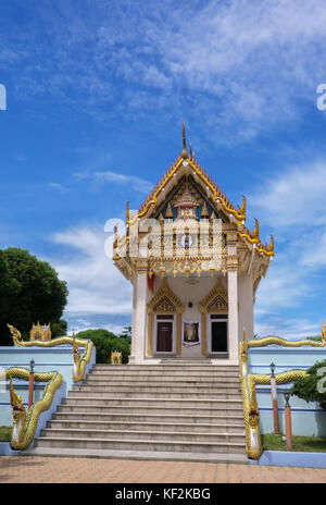 Tempel Wat Khunaram auf Koh Samui in Thailand. Stockfoto