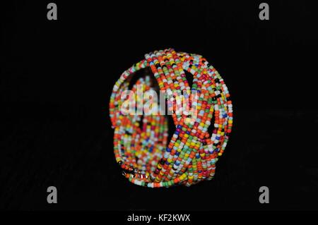 Nahaufnahme von bunten Armband Stockfoto