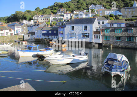 Hafen von Polperro an der Südküste von cornwall Stockfoto