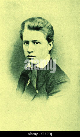 Hugo Wolf im Alter von 14 österreichischen Komponisten 13. März 1860-22 Februar 1903 Stockfoto