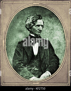 Hector Berlioz Porträt 1866. Der französische Komponist (1803-1869). Stockfoto