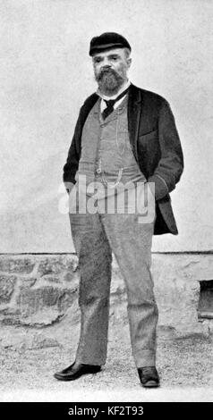Antonin Dvorak während seines Aufenthalts in Vysoka. Tschechische Komponist, 8.September 1841 - 1. Mai 1904 Stockfoto