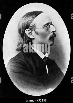 Peter Cornelius während seiner Zeit in München, (Carl August Peter Cornelius). Deutsch verfassen, 24 Dezember 1824 - 26. Oktober 1874. Stockfoto