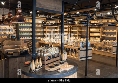 Golden Age Cheese Shop in Amsterdam, Niederlande. Stockfoto