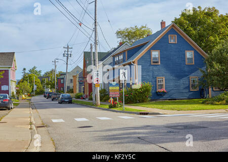 Saint George Street, Annapolis Royal, Nova Scotia, Kanada Stockfoto