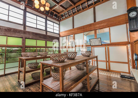 Umkzimmer im öffentlichen Badehaus Kodakara-yu im Edo Tokyo Open Air Architectural Museum, Tokio, Japan Stockfoto