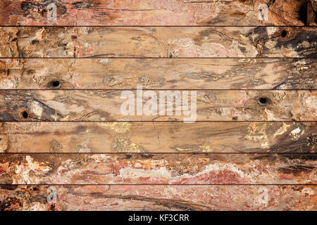 Alte Eiche Holz rustikale plank Verkleidungen wand Textur modernes Design Muster Hintergrund Stockfoto