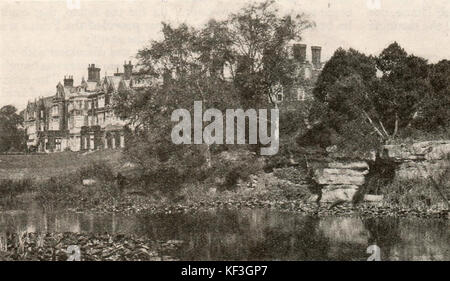 1932 Die Britische Königliche Residenz in Sandringham House, Norfolk, Großbritannien in den 1930er Jahren Stockfoto