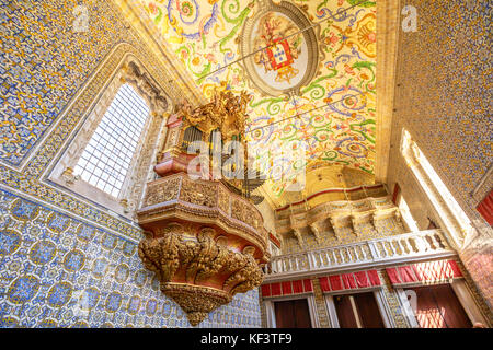 Coimbra sao Miguel Kapelle Stockfoto