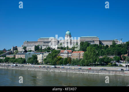 Royal Palace und Nationale Ungarische Galerie Buda Budapest Ungarn Stockfoto