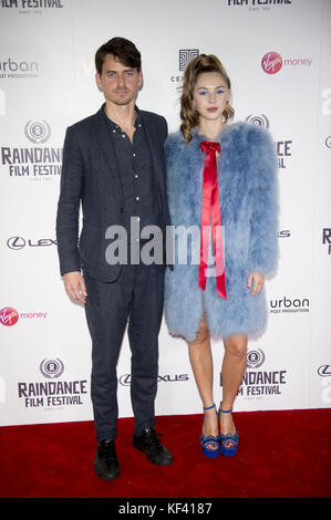 Weltpremiere von "Bienen Honig machen' während der raindance Film Festival bei Vue Leicester Square mit: jack Eva, Hermine corfield Wo: London, Vereinigtes Königreich, wenn: 23 Sep 2017 Credit: wenn.com Stockfoto