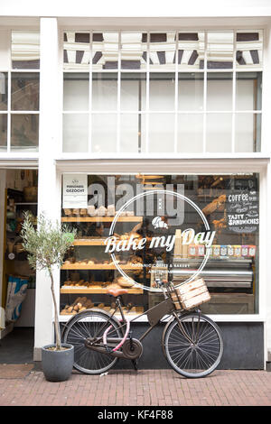 Bäckerei Bake My Day in Amsterdam, Niederlande Stockfoto