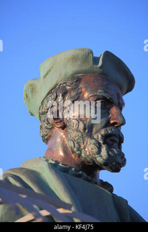 Kanada, Quebec, Montreal, Insel Ste-HŽlne, Jacques Cartier Statue, Stockfoto