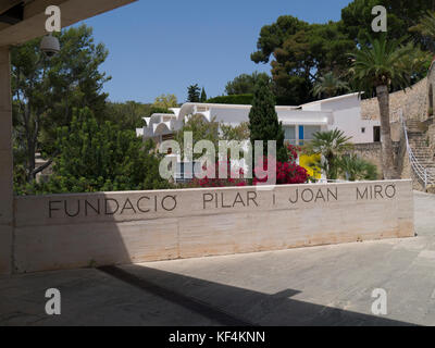 Pilar und Joan Miro Stiftung Hauptsitz, Palma de Mallorca, Baleric Inseln, Spanien Stockfoto