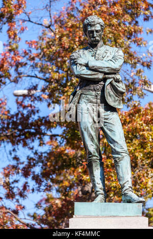 Alexandria, Virginia. 'Appomattox', ein Denkmal für die toten konföderierten Soldaten von Alexandria. Errichtet 1889. Vom Sockel entfernt 2. Juni 2020. Stockfoto