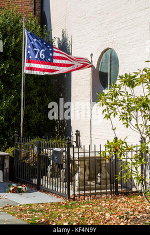 Alexandria, Virginia. Grabmal des Unbekannten Soldaten der amerikanischen revolutionären Krieg. Stockfoto