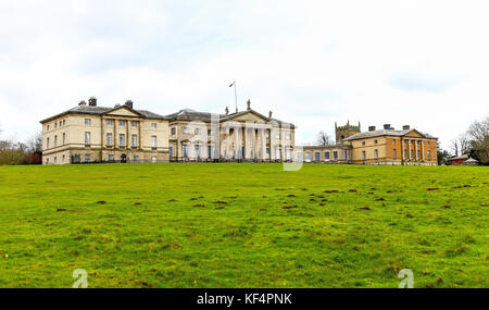 Der Norden vor Kedleston Hall, Kedleston, Derbyshire, England, Großbritannien Stockfoto