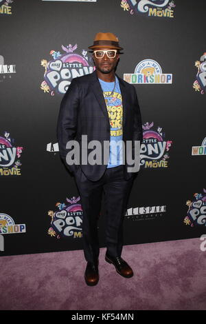 New Yorker Vorführung von „My Little Pony: The Movie“ im AMC Lincoln Square Theater in New York City, New York. Mit: TAYE Diggs Wo: New York City, New York, Vereinigte Staaten Wann: 24. September 2017 Guthaben: Derrick Salters/WENN.com Stockfoto