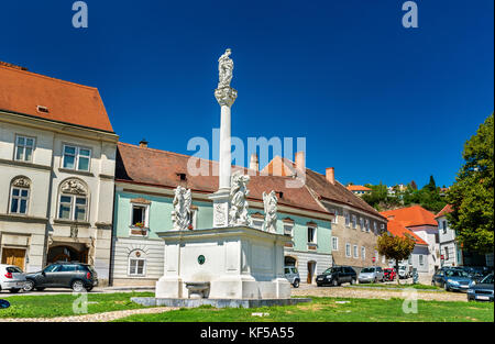 Statue in der Altstadt von Krems an der Donau, Österreich Stockfoto