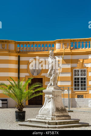 Statue im Stift Melk, eine Benediktinerabtei in der Stadt Melk in Österreich Stockfoto