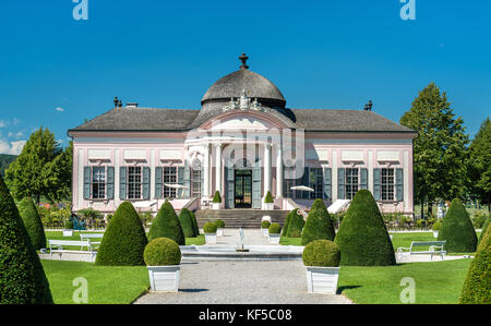 Barocke Pavillon im Garten von Stift Melk, Österreich Stockfoto