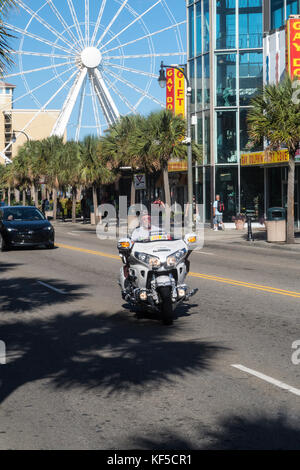 Ocean Blvd. in Myrtle Beach, South Carolina, USA Stockfoto