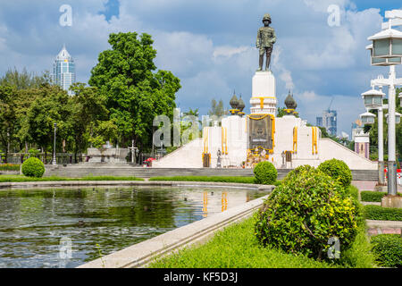 König Rama VI Monument im Lumpini Park, Bangkok, Thailand Stockfoto