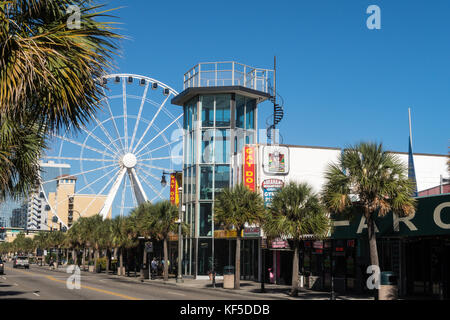 Ocean Blvd. in Myrtle Beach, South Carolina, USA Stockfoto