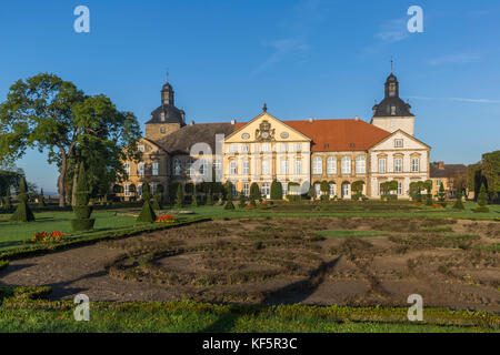 Hundisburg Schloss und Barockgarten in Sachsen - Anhalt, Deutschland Stockfoto