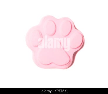 Bilanz für die auf weißem Hintergrund Stockfoto