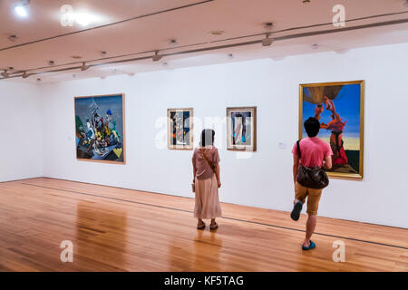 Lissabon Portugal,Belem,Centro Cultural de Belem,Museu Colecao Berardo,Berardo Sammlung,zeitgenössisch,modern,Kunstwerke,Museum,Malerei,Ausstellungsausstellungen Stockfoto