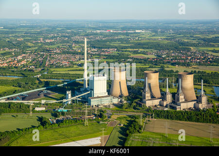 Deutschland, Europa, Kohlekraftwerk, Kühlturm, Luftaufnahme, Luftaufnahme, Luftaufnahme, Luftaufnahme, Luftaufnahme, Luftaufnahme, Luftaufnahme, Luftaufnahme, Ino Stockfoto