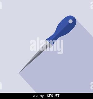 Scharfe ahle Werkzeug Stock Vektor