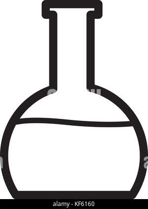 Chemische Reagenzglas Symbol Stock Vektor