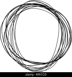 Skizze doodle Frames Stock Vektor