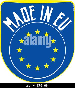 In der EU gemacht Stock Vektor