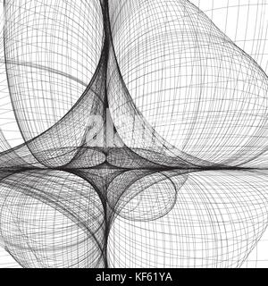 Abstrakte Drahtmodell grid Hintergrund Stock Vektor