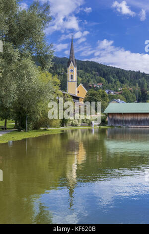 Kirche St. Sixtus in Schliersee, Bayern Stockfoto