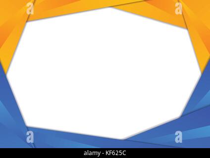 Bunte Dreieck Rand Stock Vektor