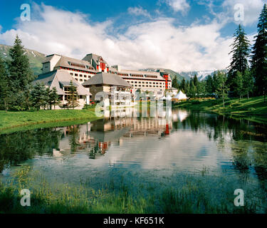 Usa, Alaska, Außenansicht des alyeska Lodge außerhalb von Anchorage Stockfoto